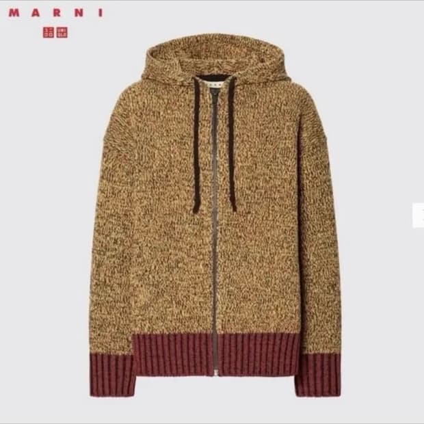 유니클로 마르니 니트집업 L