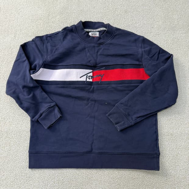 [XL] 타미힐피거 크루넥 맨투맨 0107T1