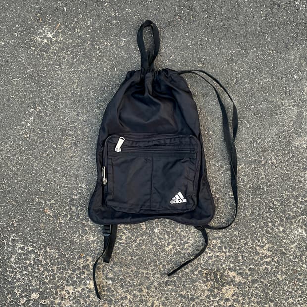 90s 아디다스 올드스쿨 복조리 미니 백팩 가방 OS