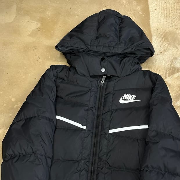 XL 나이키 블랙 롱패딩