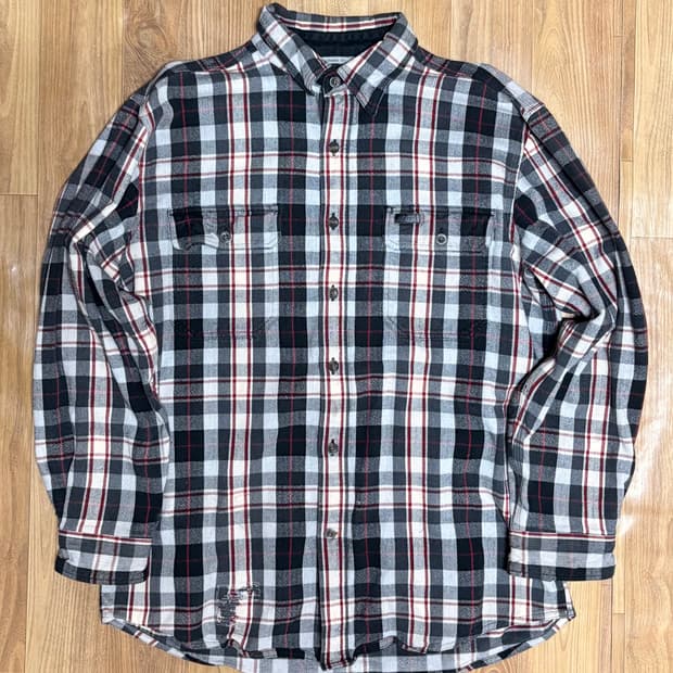 칼하트 플란넬 체크셔츠 L