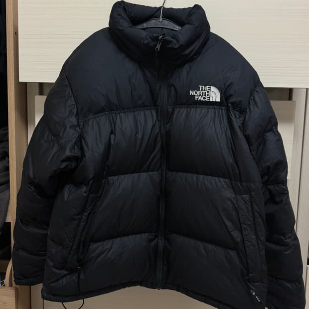 노스페이스 눕시 숏패딩 블랙 2XL 110