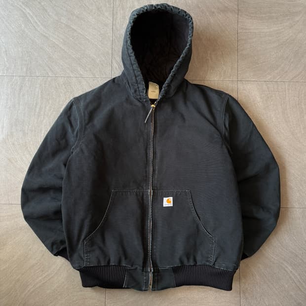 미국 생산 칼하트 j140 블랙 액티브 자켓