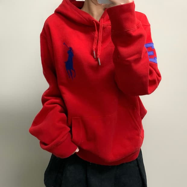 폴로 빅포니 후드티 