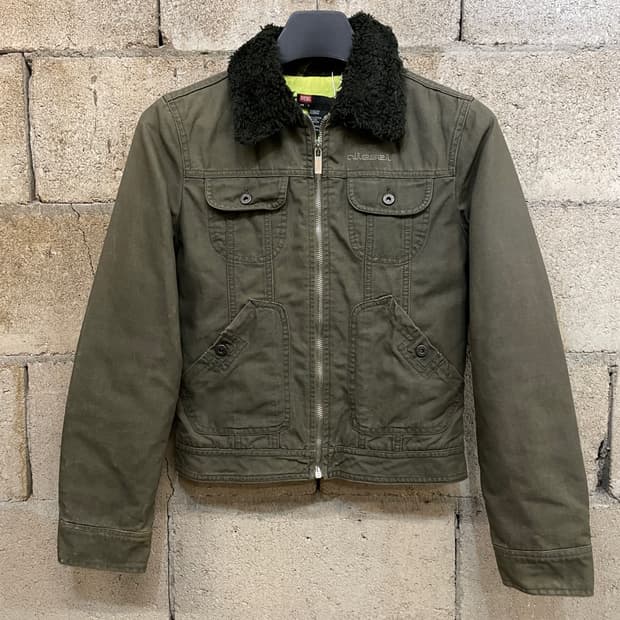 디젤 워시드 코튼 트러커 자켓