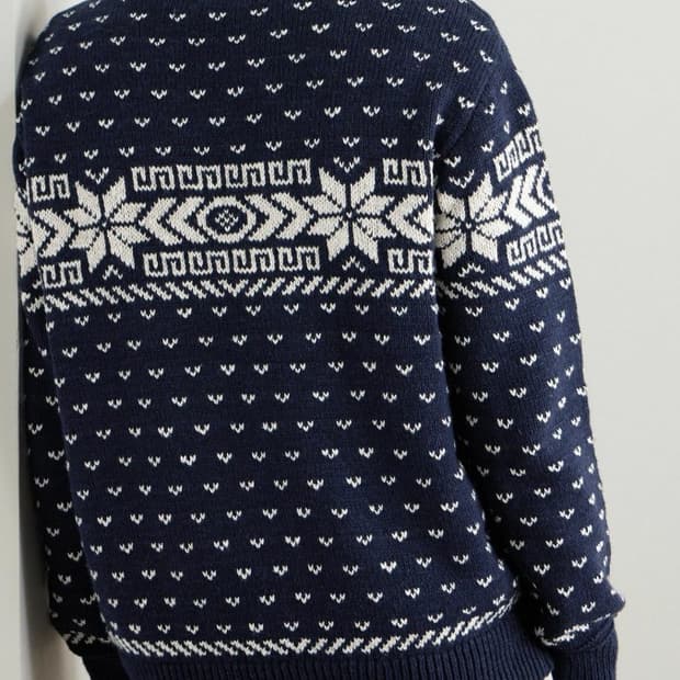 폴로 랄프로렌 스노우 플레이크 눈꽃 니트