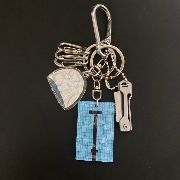 타일 아트 키링