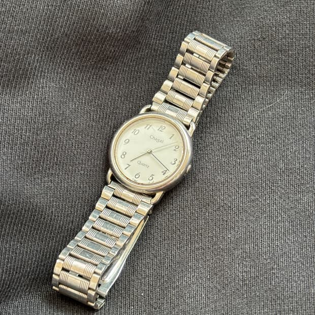 vintage chagal orient metal watch