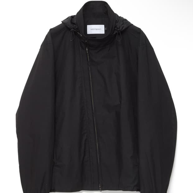 [구매]해칭룸 diagonal zip jacket v2 자켓 블랙