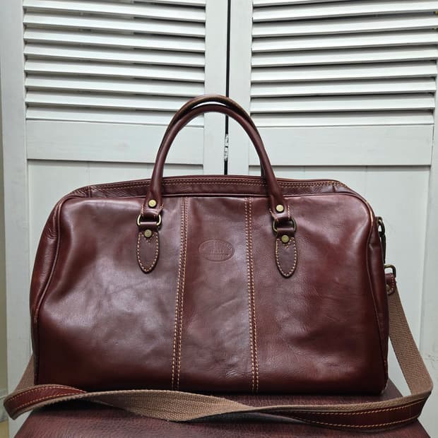 조르지오 1966 피렌체 소가죽 보스턴백