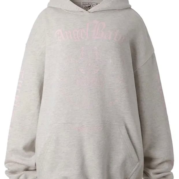 쓰리타임즈 베이비 엔젤 후드티 조거 세트