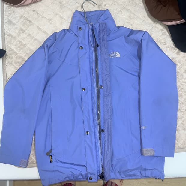 노스페이스 고어텍스 바람막이 퍼플