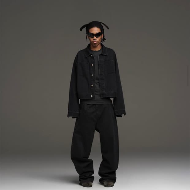 엔타이어 스튜디오 젬 데님 자켓 마그네타이트
