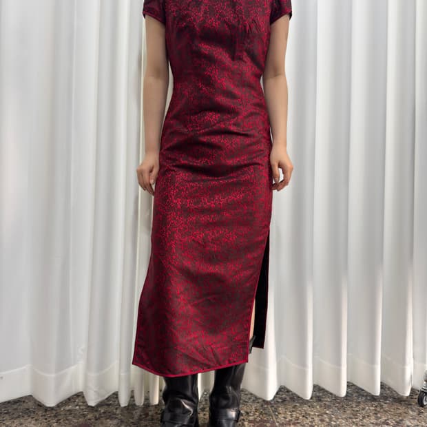 red design quipao