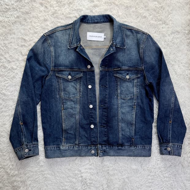 캘빈클라인 데님 트러커 자켓