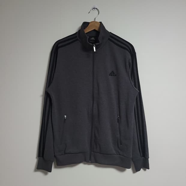 (L) ADIDAS 아디다스 삼선 트랙탑 져지 다크그레이