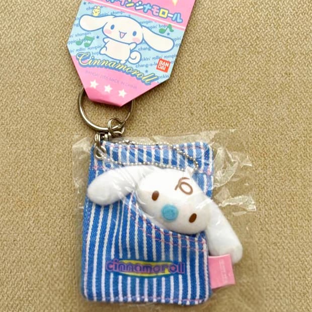 밀크 시나모롤 스트랩, 시나모롤 인형 스트랩, 포켓시나모롤 스트랩