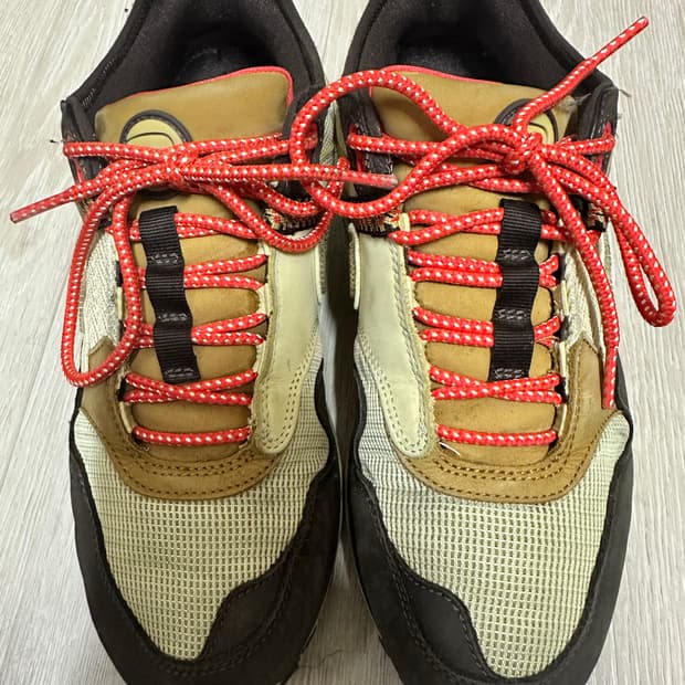 나이키 x 트래비스 스캇 에어맥스 1 캑터스 브라운 275