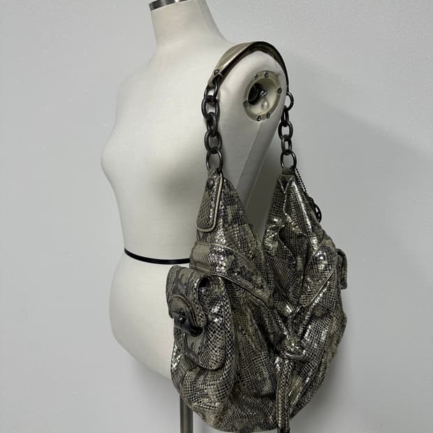 코치 뱀피 숄더백