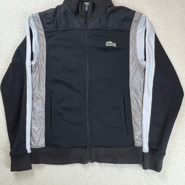 리코스테 절개라인 져지 트랙탑