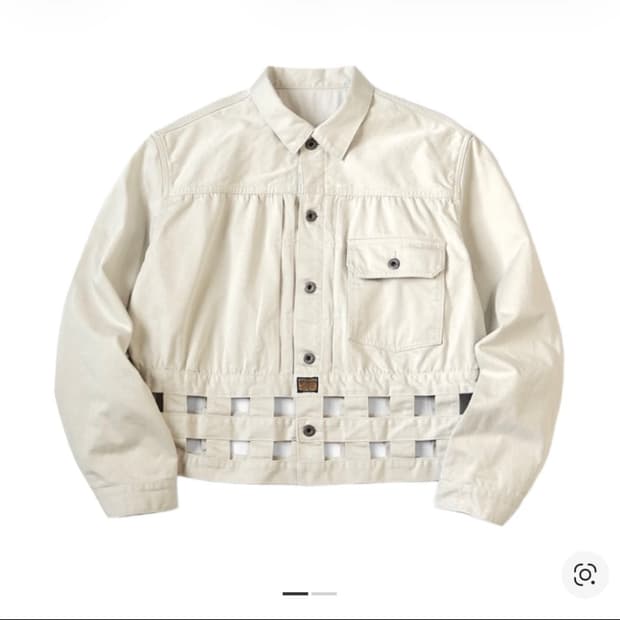 [4] 캐피탈 Kapital 빈티지 새틴 윈도우페인 자켓 새제품