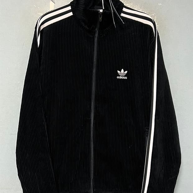 아디다스 코듀로이 트랙탑 삼선 새상품 춘추 L 100