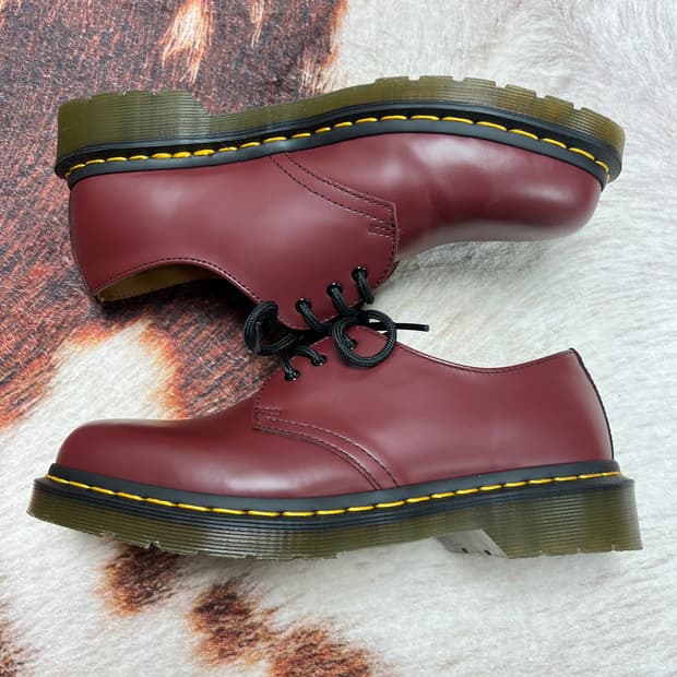 닥터마틴 1461 스무스 체리레드 3홀 로퍼 40 (255mm)