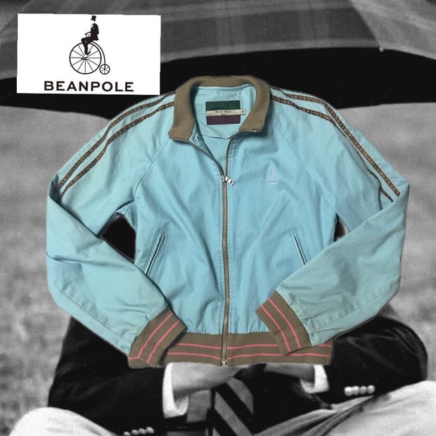 빈폴 민트&브라운 집업