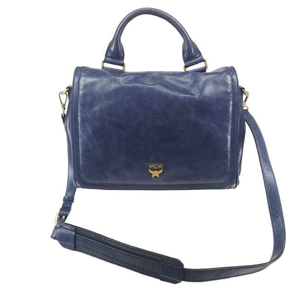 [F]MCM 레더 토트 크로스백[Y61-295]