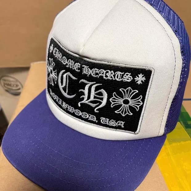 크롬하츠 퍼플 트러커캡 