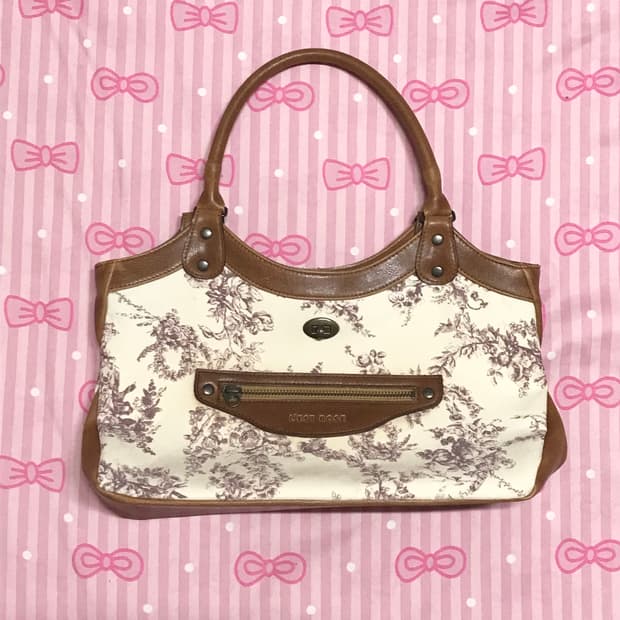 레스트로즈 플로럴 토트백