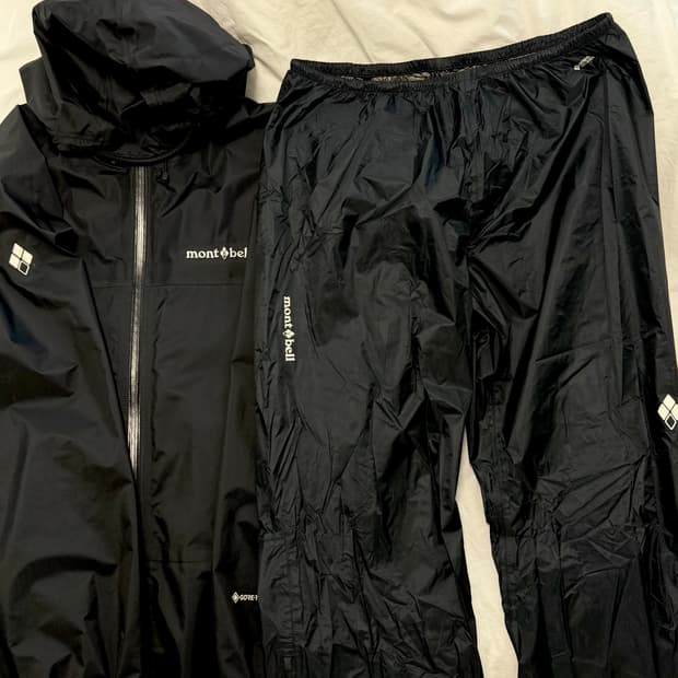 몽벨 고어텍스 스톰크루저 바람막이&스톰크루저 팬츠세트