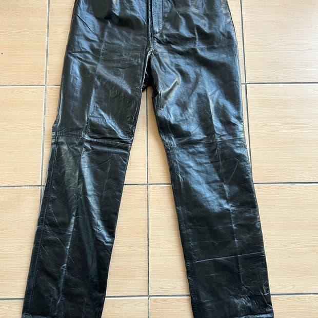 90-00’s 바나나리퍼블릭 레더팬츠