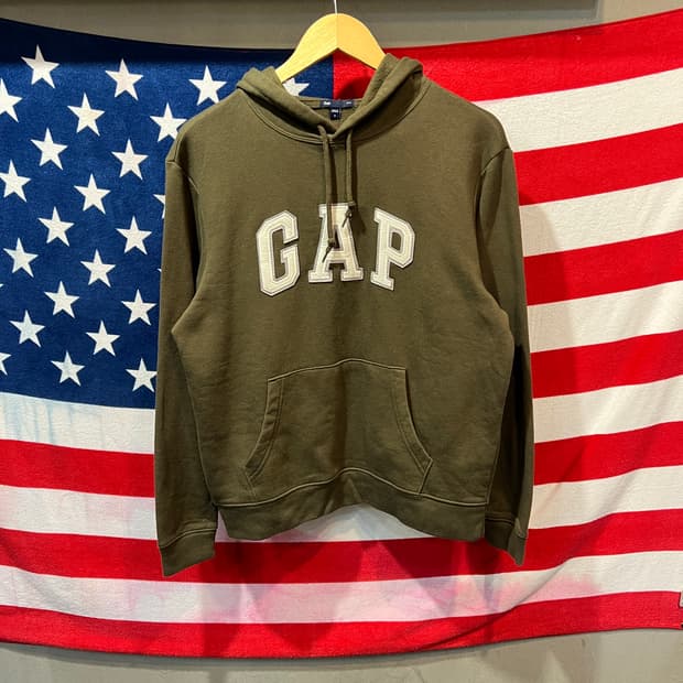 갭 기모 후드티