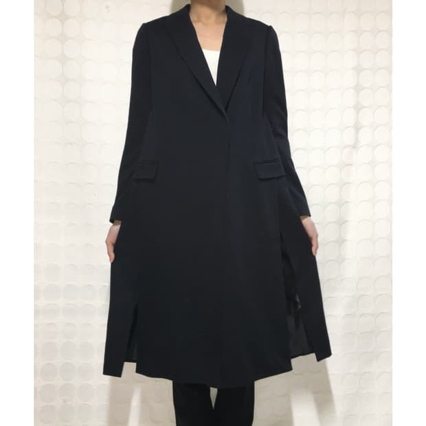 All Saints사이드 슬릿 테일러드 롱 자켓