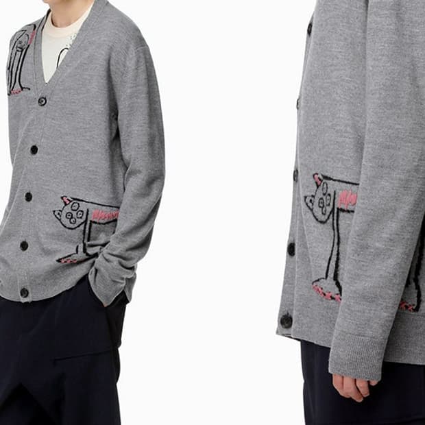 시스템x권철화 콜라보 울 가디건 