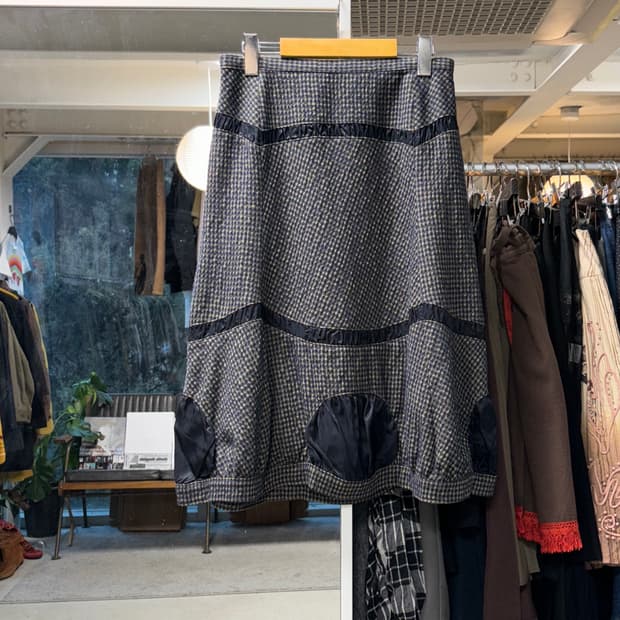 센소유니코 t.b 울 스커트