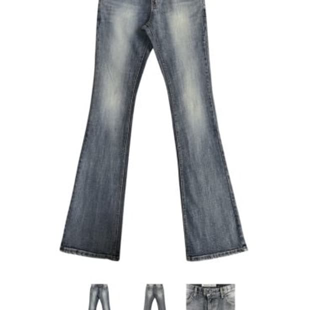 보헤미안서울 부츠컷 데님 팬츠 M