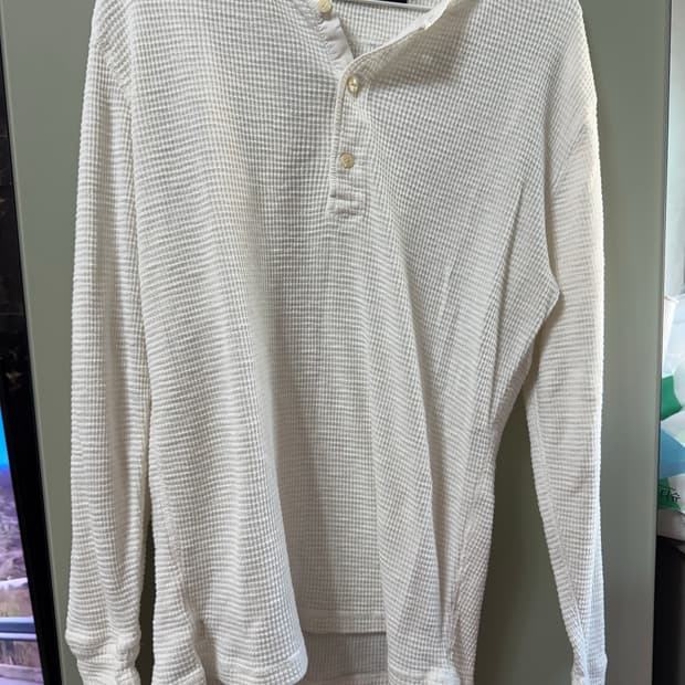 Rrl 더블알엘 헨리넥 화이트 M