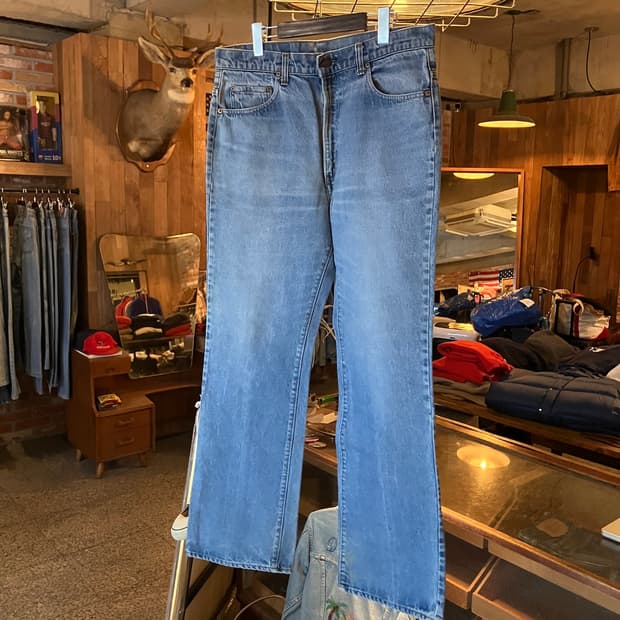 80s USA 빈티지 리바이스 517 부츠컷 데님 팬츠