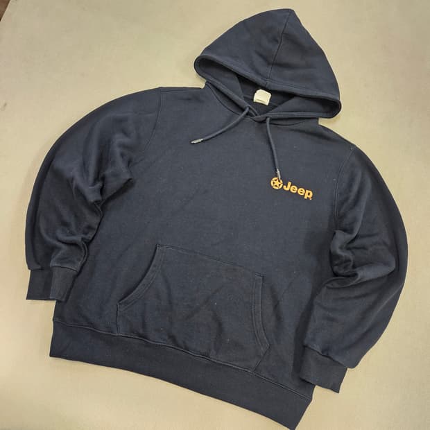 2XL 지프 스몰로고 후드티 0618Y