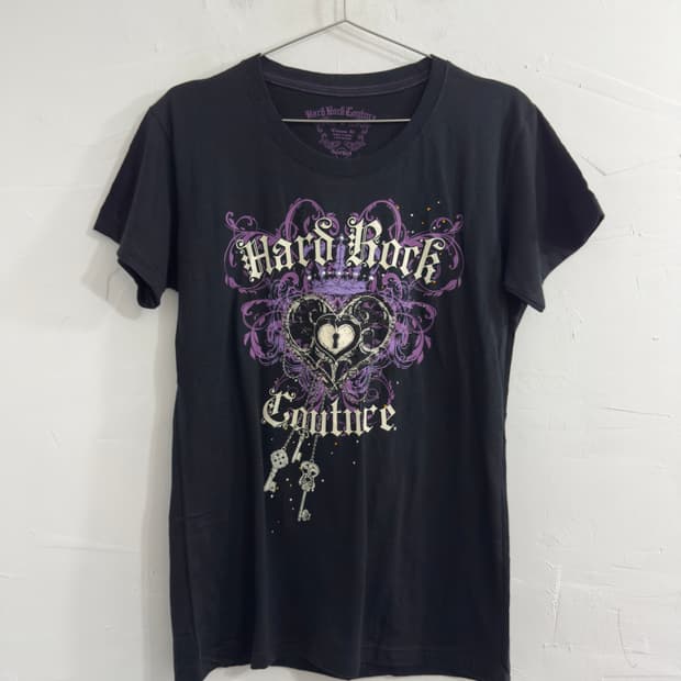 hard rock couture printing t-shirt