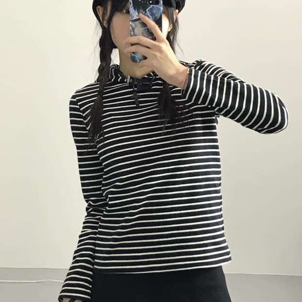 Gray Magic Striped Hoodies