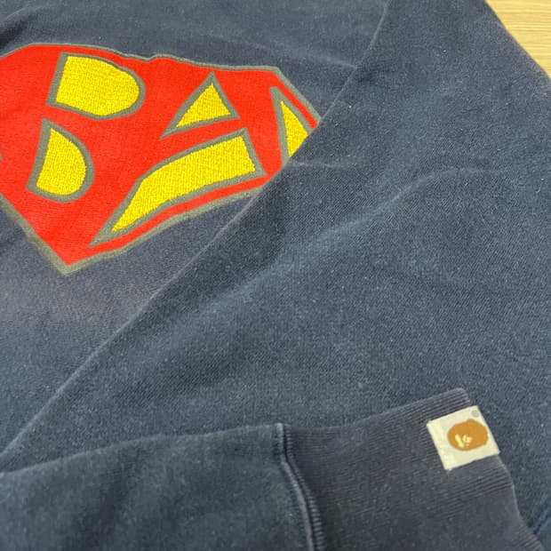 00s 올드 베이프 스웻셔츠 m