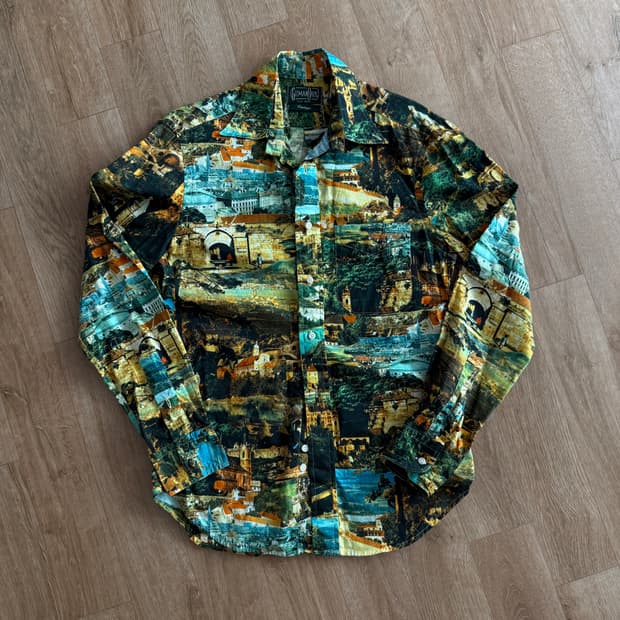 👔 깃먼 빈티지 디지털 프린팅 셔츠