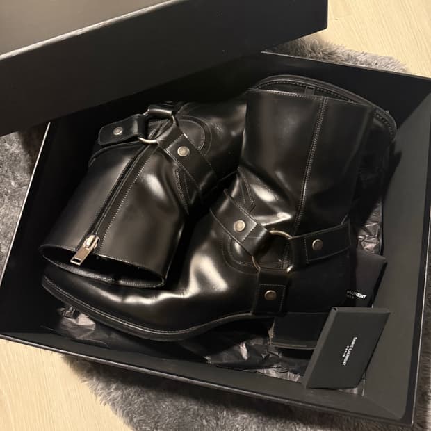 Saint Lauren harness boots (44, 2021)