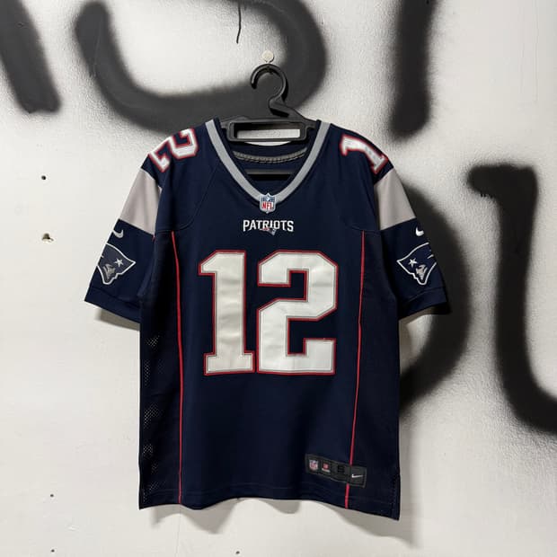 나이키 x NFL 페트리어츠 톰 브래디 마킹 풋볼 져지