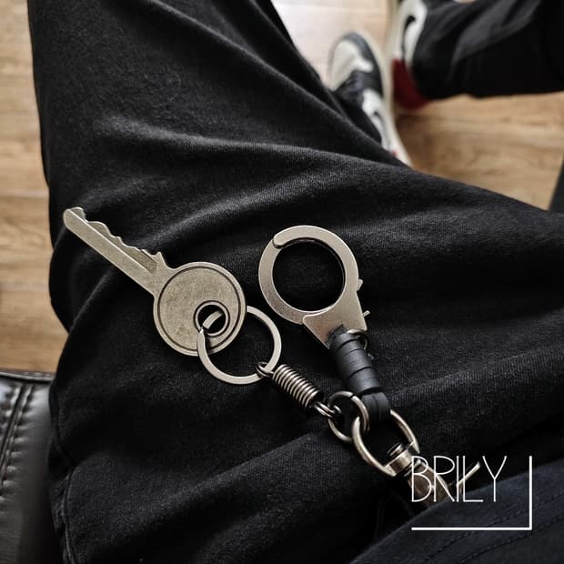 [Unisex] TAP 스몰 스패너 테이프 줄자 다이스 키링 백참