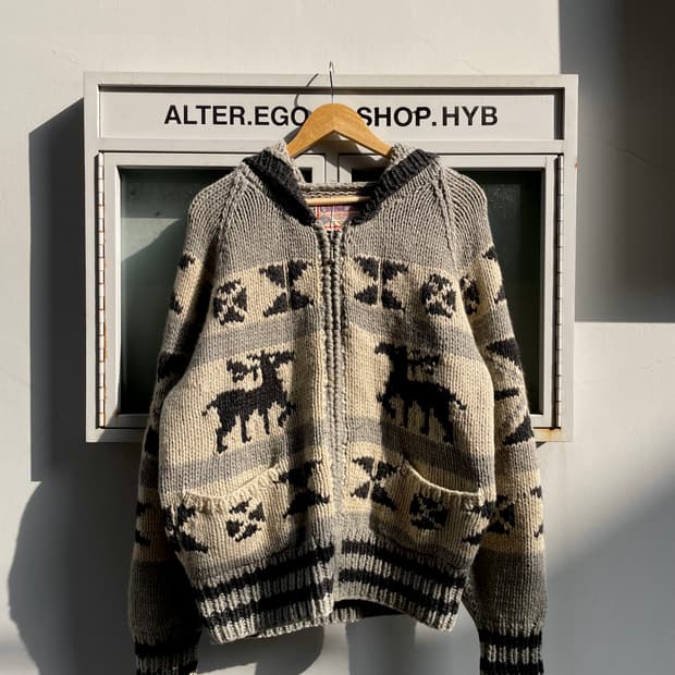 Cotton Club deer hooded Cowichan