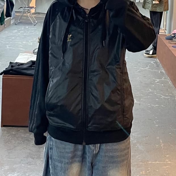 아디다스 트레포일 검골 후드 트랙탑 져지 H1627